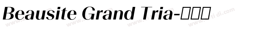 Beausite Grand Tria字体转换